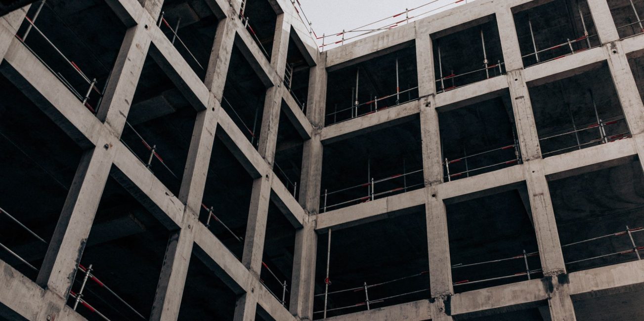 Chantier de construction d'un bâtiment